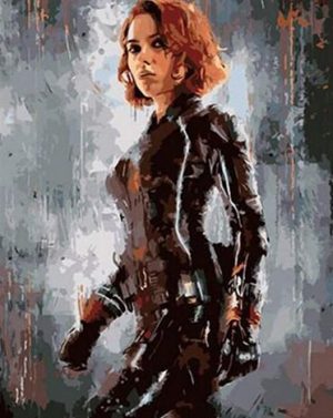 Black Widow Paint By Numbers