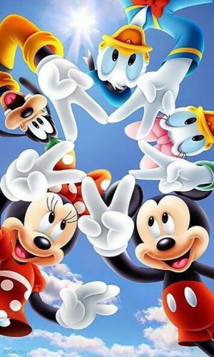 Mickey Mouse Characters Paint By Numbers