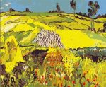 Yellow Wheat Field Van Gogh Landscape Paint By Numbers
