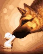 Dog And Kitty Paint By Numbers