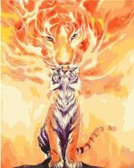 Flame Tiger Paint By Numbers