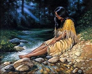 Native American Woman Paint By Numbers