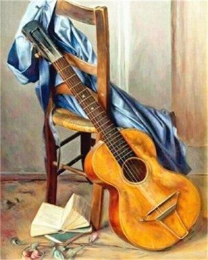 Acoustic Guitar Paint By Numbers