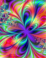 Colorful Fractal Paint By Numbers