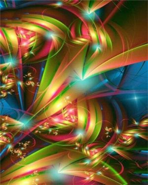Abstract Fractals Paint By Numbers