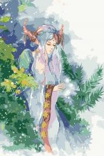 Fairy In leaves Paint By Numbers