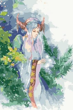 Fairy In leaves Paint By Numbers