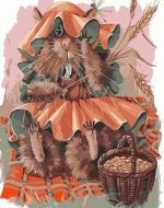 Female Hamster paint by numbers