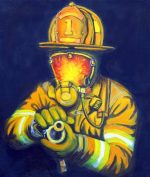 Firefighter Man Paint By Numbers