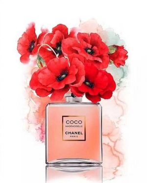 Coco Chanel Poppies Paint By Numbers