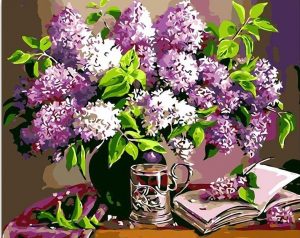 Lilacs Vase Paint By Numbers