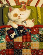 Cat Mother And Kitten Paint By Numbers