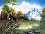 Snowy Mountains Nature Paint By Numbers