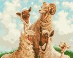 Funny Sheep paint by numbers