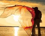 Seaside Lovers Romance and Love Paint By Numbers