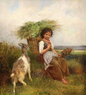 The Peasant Girl Paint By Numbers