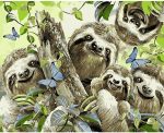 Sloth Family Paint By Numbers