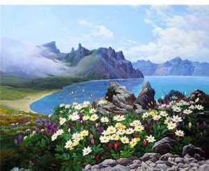 Great North lakes paint by numbers