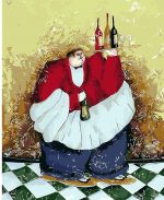 Fat Waiter Paint By Numbers