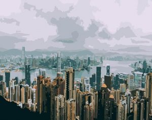 Hong Kong Skyline Paint By Numbers