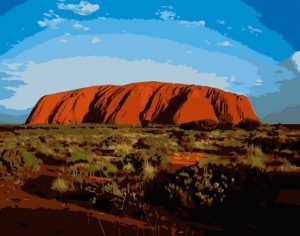Uluru Rock Paint By Numbers