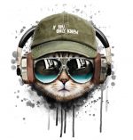 Cat Listening To Music Paint By Numbers