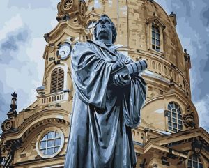 Martin Luther Statue Paint By Numbers