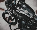 Black Harley Davidson Paint By Numbers