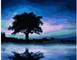 Night Tree Reflection Paint By Numbers