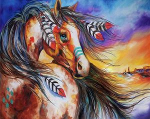 Elegant Horse Animals Paint By Numbers