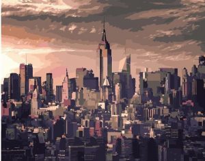 New York City Buildings Paint By Numbers