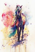 Colorful Horse Paint By Numbers