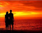 Sunset Lovers Silhouette Paint By Numbers