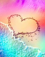 Beach Heart Paint By Numbers