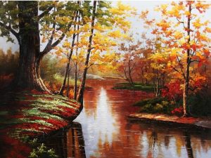 Fall Forest Paint By Numbers