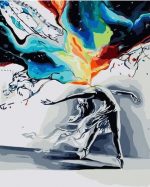 Abstract Ballet Dancer paint by numbers
