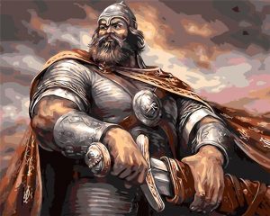 Viking Warrior Paint By Numbers