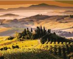 Tuscany Farm Fields Paint By Numbers