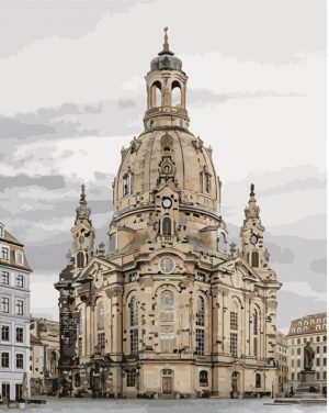 Frauenkirche Dresden Paint By Numbers