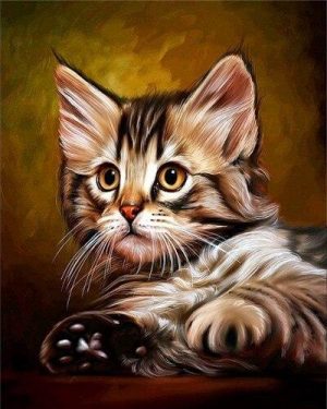 Cute Kitten Paint By Numbers