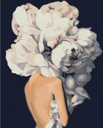 Floral Head Woman Paint By Numbers