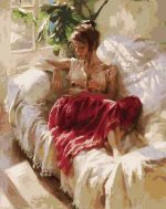 Lady On Sofa Paint By Numbers