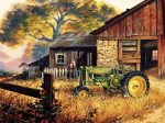 Farm Tractor Paint By Numbers