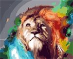 Rainbow Lion Paint By Numbers