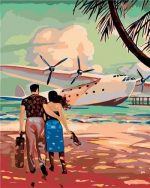 Travel By Seaplane Paint By Numbers