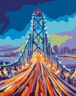 Golden Gate Bridge Art Paint By Numbers