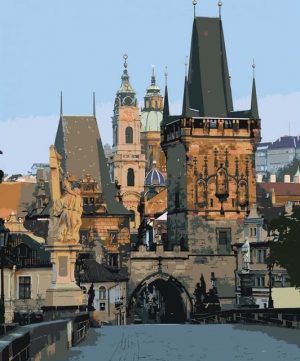 Bridge Tower Prague Paint By Numbers