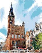 Town Hall Tower Paint By Numbers