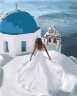 The Santorini Bride Paint By Numbers