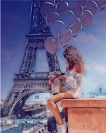 Girl in Paris Paint By Numbers